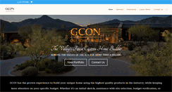 Desktop Screenshot of gconcustomhomes.com