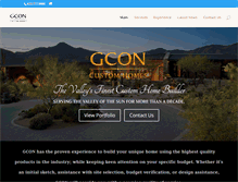 Tablet Screenshot of gconcustomhomes.com